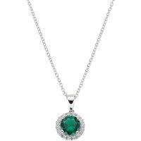 Collana Amen Donna Diamond in Argento Zircone CLLUBOBBVZ - CLLUBOBBVZ